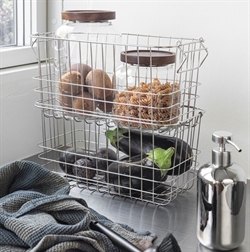 STORE-IT kurv i krom fra Mette Ditmer