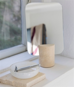 Opal sæbeskål i linin fra Mette Ditmer