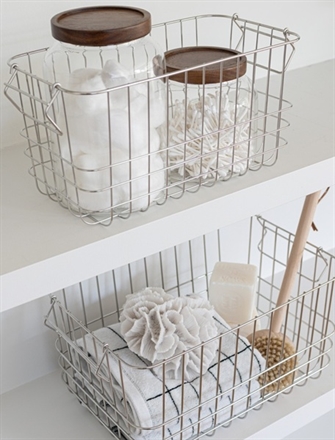 STORE-IT kurv i krom fra Mette Ditmer