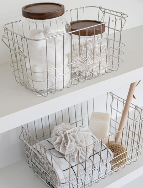 STORE-IT kurv i krom fra Mette Ditmer