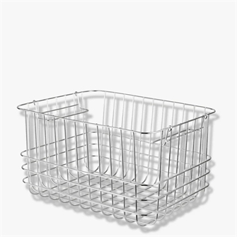 STORE-IT kurv i medium krom fra Mette Ditmer