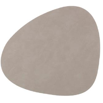 Glasbrik curve læder Lysegrå / Nupo fra LindDNA