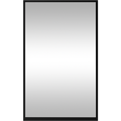 Mirror small - vægspejl sort 49x79 cm fra Nichba