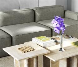 Hexa vase small i poleret rustfri stål fra Normann Copenhagen