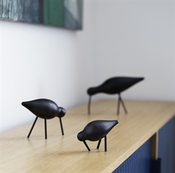 Shorebird sort eg og sort ben i small fra Normann Copenhagen