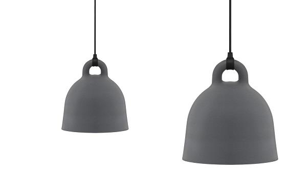 Bell loftlampe grå flere størrelser fra Normann Copenhagen