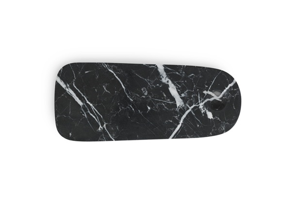 Pebble board - marmor skærebræt sort fra Normann Copenhagen