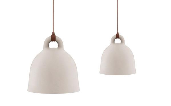 Bell loftlampe sand flere størrelser fra Normann Copenhagen