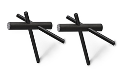 Sticks knager sort 2 stk fra Normann Copenhagen