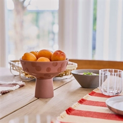 Toppu dækkeservietter pk 2 rød/offwhite fra OYOY