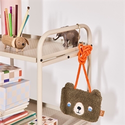 Darling bjørn skuldertaske i brun fra OYOY