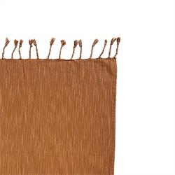 Sengetæppe Gobi caramel 270 x 270 cm fra Oyoy