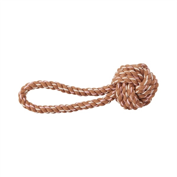 Hundelegetøj Otto Rope caramel fra OYOY