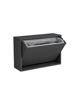 Mini recycling box - opbevaring og toiletspand fra ReCollector - raven black