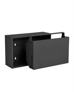 Mini recycling box - opbevaring og toiletspand fra ReCollector - raven black