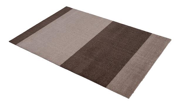 Løber - tæppe - måtte Stripes Horizon sand/brun 90x130 cm fra Tica Copenhagen