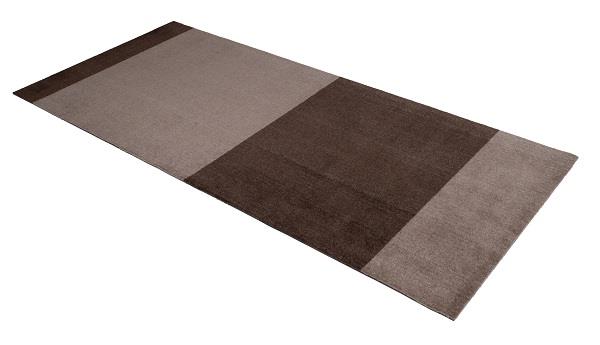 Løber - tæppe - måtte Stripes Horizon sand/brun 90x200 cm fra Tica Copenhagen
