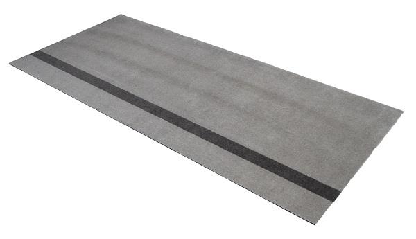 Løber - tæppe - måtte Stripes Vertical lysegrå/steelgrey 90x130 cm fra Tica Copenhagen