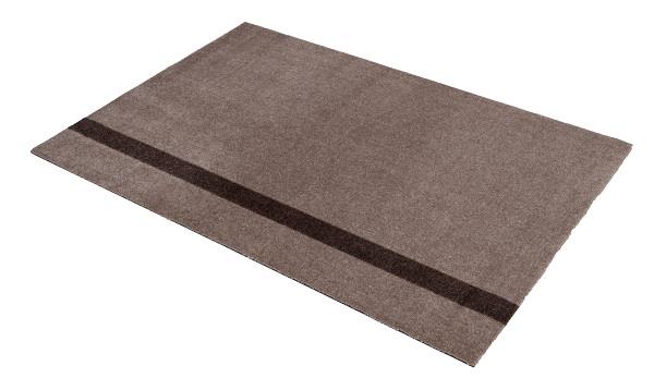Løber - tæppe - måtte Stripes Vertical sand/brun 90x130 cm fra Tica Copenhagen