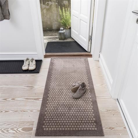 Dørmåtte Dot beige  67x150 cm Tica Copenhagen