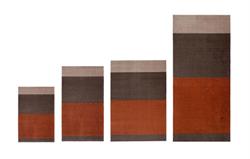 Løber - tæppe - måtte Stripes Horizon sand/brun/terracotta flere størrelser fra Tica Copenhagen