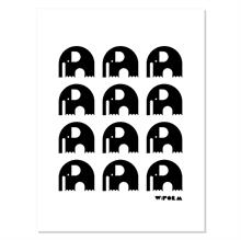 9 Elefanter på plakat