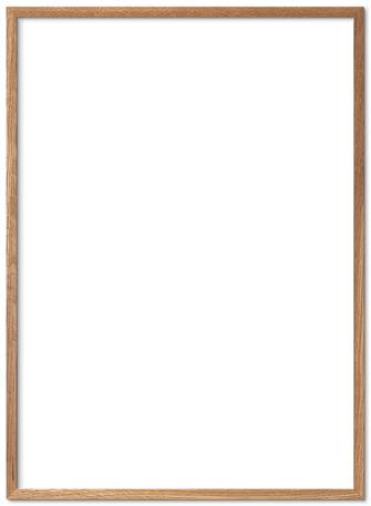 Plakatramme lyst egetræ 50x70 cm fra Brainchild