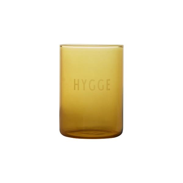Favoritkop glas i borosilikat glas HYGGE i gul fra Design Letters