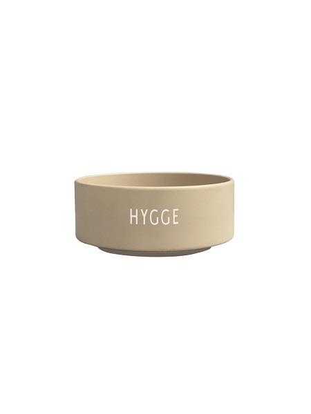 Snack skål i porcelæn - beige HYGGE fra Design Letters