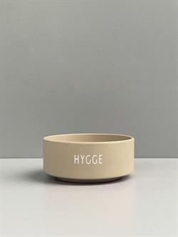 Snack skål i porcelæn - beige HYGGE fra Design Letters