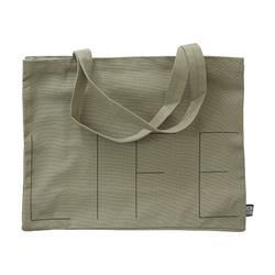 Life Tote taske i oliven fra Design Letters