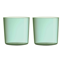 Kids farvede Eco drikkeglas - børnekopper mint fra Design Letters