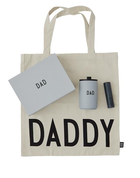 Far gaveæske - DAD Gift Box i grå fra Design Letters
