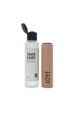 Take Care Håndsprit dispenser sæt nude LOVE fra Design Letters