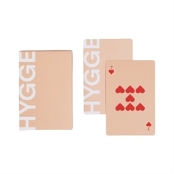 The Hygge spillekort beige fra Design Letters