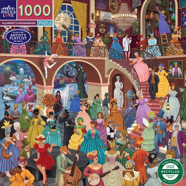 Puslespil 1000 brikker - Alchemist\'s Masquerade fra eeBoo