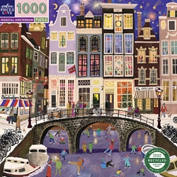 Puslespil 1000 brikker - Magical Amsterdam fra eeBoo