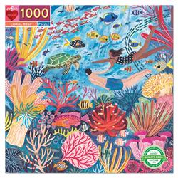 Puslespil 1000 brikker - Koralrev fra eeBoo