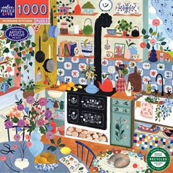 Puslespil 1000 brikker -Morning Kitchen fra eeBoo