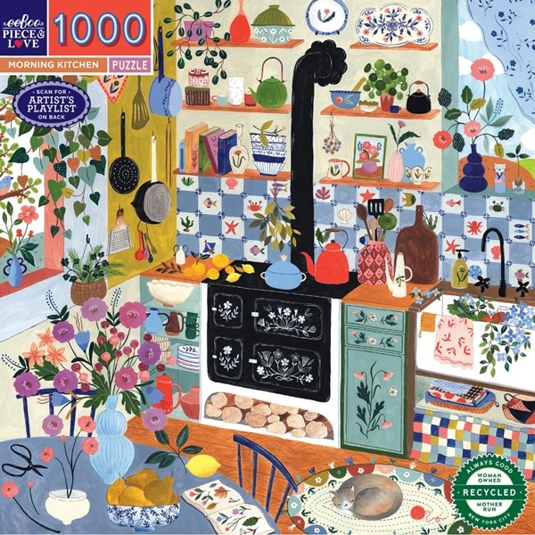 Puslespil 1000 brikker -Morning Kitchen fra eeBoo