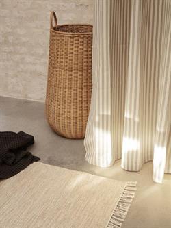 Badeforhæng Chambray sand/offwhite Ferm Living