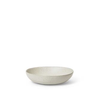 Flow Bowl large - dybtallerken i offwhite fra Ferm Living