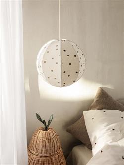 Dots tekstil lampeskærm - loftlampe fra Ferm Living