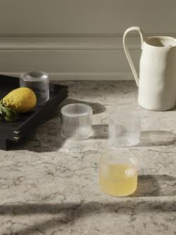 Ripple drikkeglas lav 4 stk fra Ferm Living