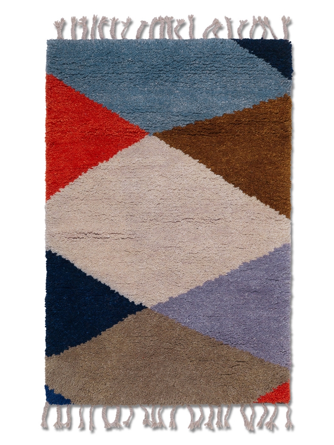 Harlequin Knotted Rug - gulvtæppe fra Ferm Living