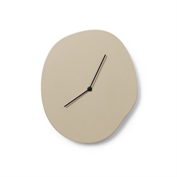 Vægur Melt Wall Clock i cashmere fra Ferm Living