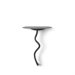 Curvature Wall Table sort - vægbord - sengebord fra Ferm Living