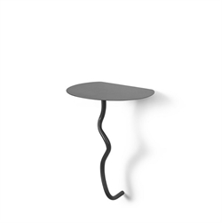 Curvature Wall Table sort - vægbord - sengebord fra Ferm Living