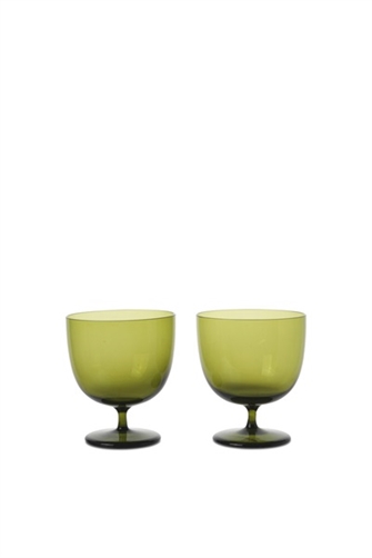 Host Water Glasses moss green - Sæt of 2 fra Ferm Living