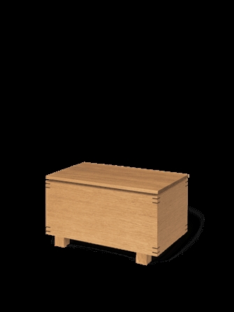Bon Wooden Box - brødkasse i olieret eg fra Ferm Living